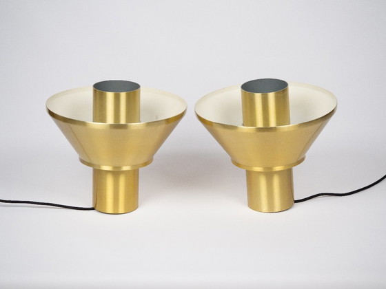 Image 1 of Coppia di lampade a sospensione vintage danesi Life di Jo Hammerborg, Fog og Morup, anni '60