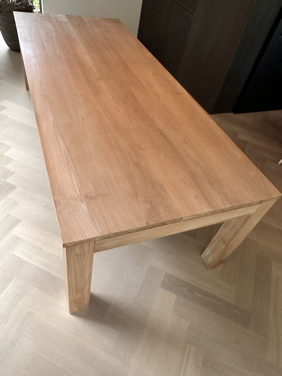 Image 1 of Eiken grote eettafel 