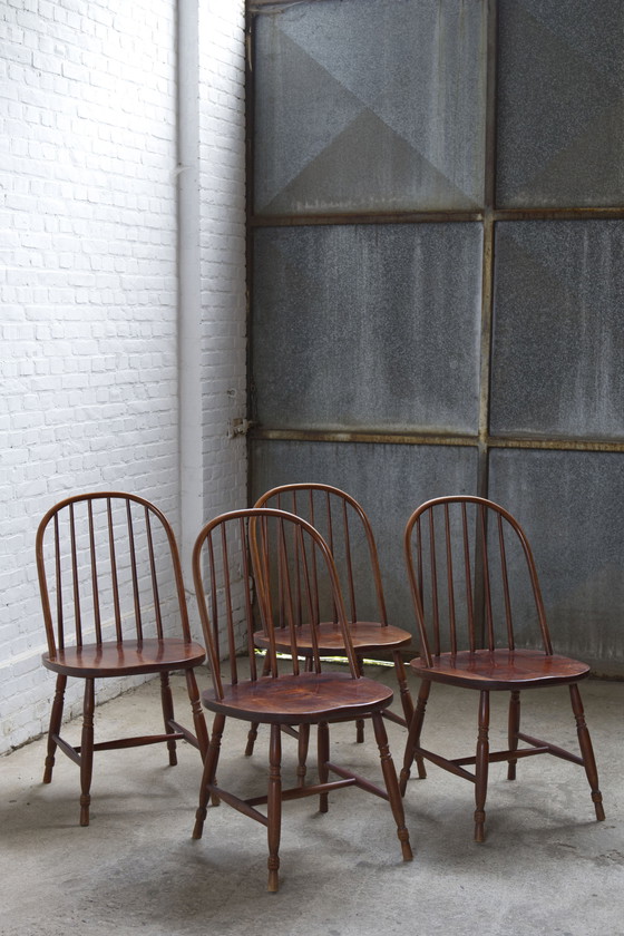 Image 1 of Satz 4 Windsor-Esszimmerstühle