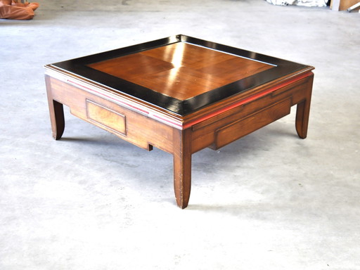 Midcentury Large Wooden Coffee Table by Asi D'assolo