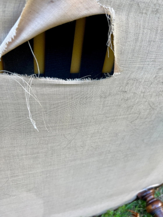 Original Giorgetti Gallery Armchair, 1975 – Wood, Textile (photo 7 of 9)