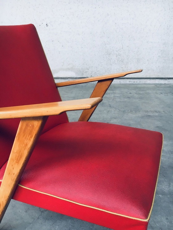 Image 1 of Lounge-Sessel-Set im niederländischen Design der 1950er Jahre