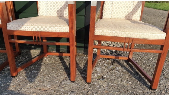 Image 1 of 6 fauteuils de salle à manger Schuitema