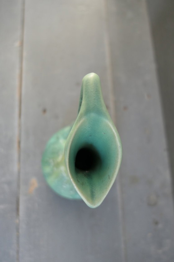 Image 1 of Art-Deco-Vase Faiencerie de Thulin Belgien 1008