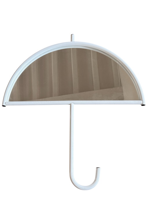 Image 1 of Postmoderne parapluvormige wandspiegel,L'isola che non c'è, Italië 1980