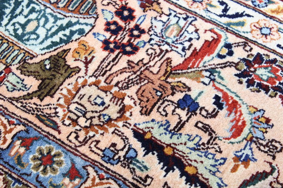 Image 1 of Tapis persan original noué à la main Kashmar Fein Paradise Design 411 X 307 cm Top Condition