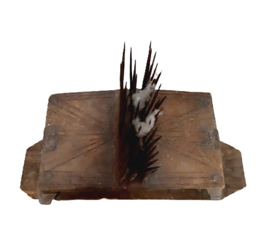 Image 1 of Antique 19th-Century Wool Picker – Rustic Textile Tool with History & Character