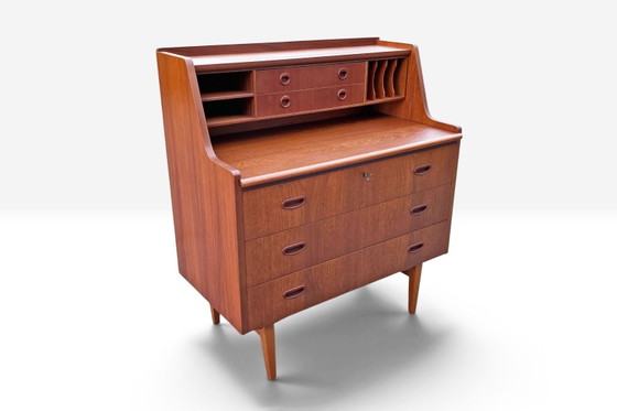 Gunnar Nielsen Tibergaard Secretary Desk – Danish Mid-Century Design – Wood (photo 3 of 15)