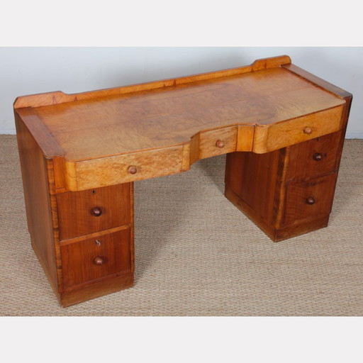 Scrivania/tavolo da toeletta in radica risalente agli anni '30. – bureau, Wood (photo 2 of 7)