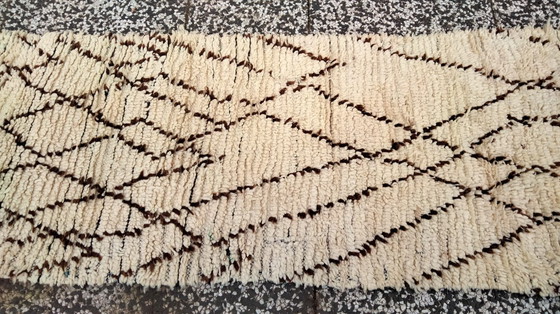 Image 1 of Handgeknoopt Berber kleed wol 220x75cm