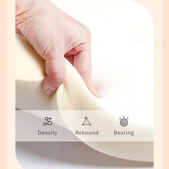 Image 1 of Make-up stoel, kaptafelstoel met rugleuning, kruk in crèmestijl, moderne minimalistische draaibare nagelstoel voor thuisgebruik.