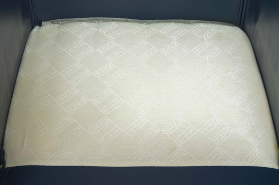 Image 1 of Wittmann Petrol Blue Soft Leather Club Chair Designed, Model Aura by Paolo Piva. Autriche, années 1980.