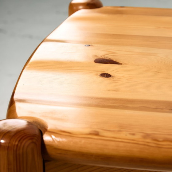 Image 1 of MK10156 Esstischgarnitur aus Kiefernholz von Rainer Daumiller für Hirtshals Savvaerk, 5er-Set