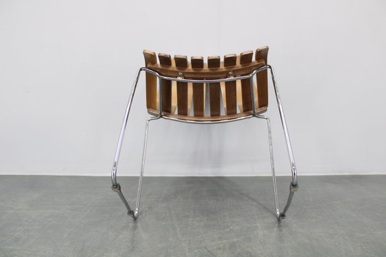 Image 1 of 1980er Satz von sechs skandinavischen Teakholz-Esszimmerstühlen