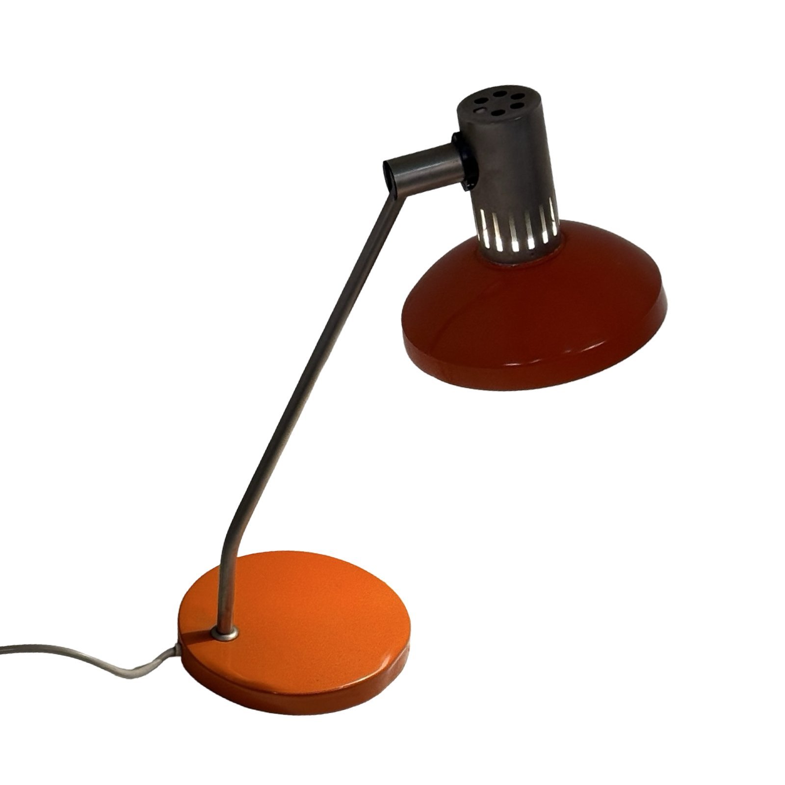 AKA DDR - 1970's - Bright Orange desk lamp - Germany - Space age