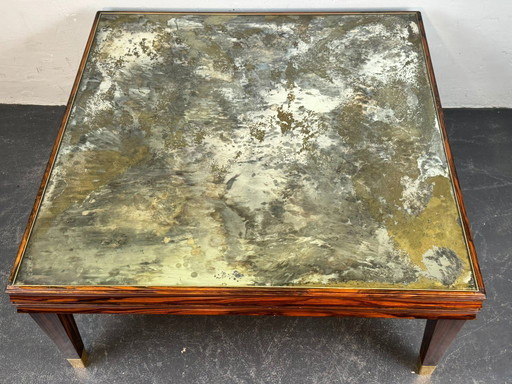Maccasar ebony coffee table 1960s Italy