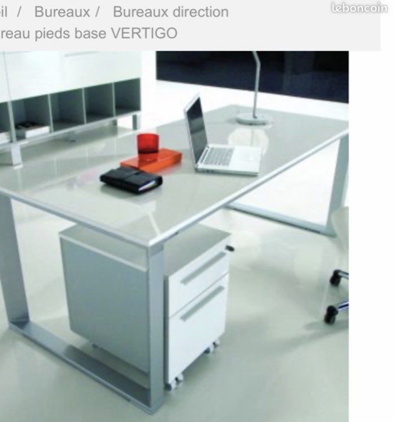 Set di mobili per ufficio di design Caray – Antonio Morello – Laccato bianco – Scrivanie, Wood (photo 4 of 5)