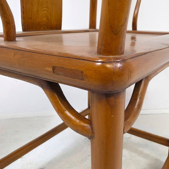 Set van 2 Chinese Yoke Back Chair vroege 20e eeuw – Eetkamerstoelen, Wood (photo 5 of 7)