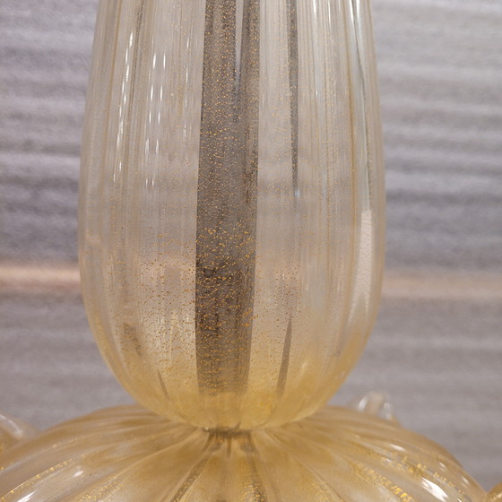 Image 1 of Lámpara De Pie, Cristal De Murano Y Polvo De Oro, Barovier & Toso, 50’S – Italia