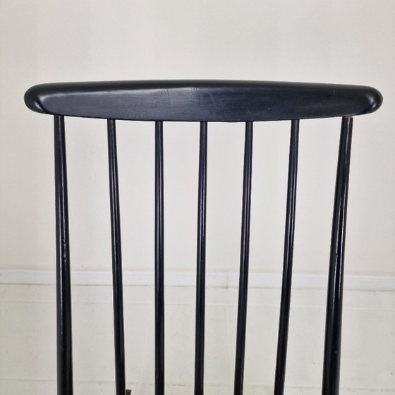 Image 1 of Sedia a dondolo disegnata da Ilmari Tapiovaara per Asko, Finlandia, anni '60