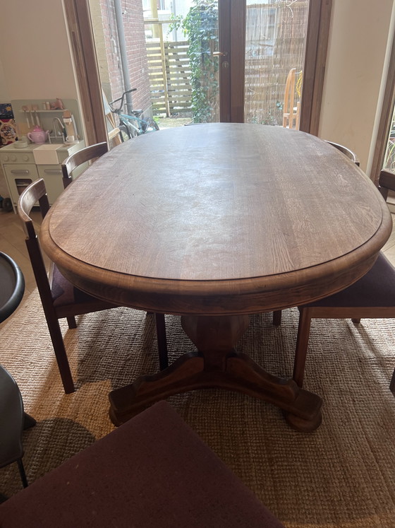 Image 1 of Houten eettafel