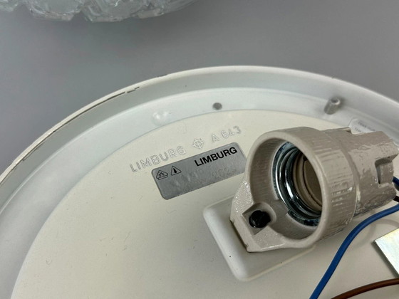 Image 1 of 60er 70er Jahre Deckenlampe Plafoniere Glashütte Limburg Germany Space Age