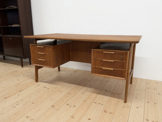 Image 1 of Scrivania Gunni Omann modello 75 in teak, anni '60.
