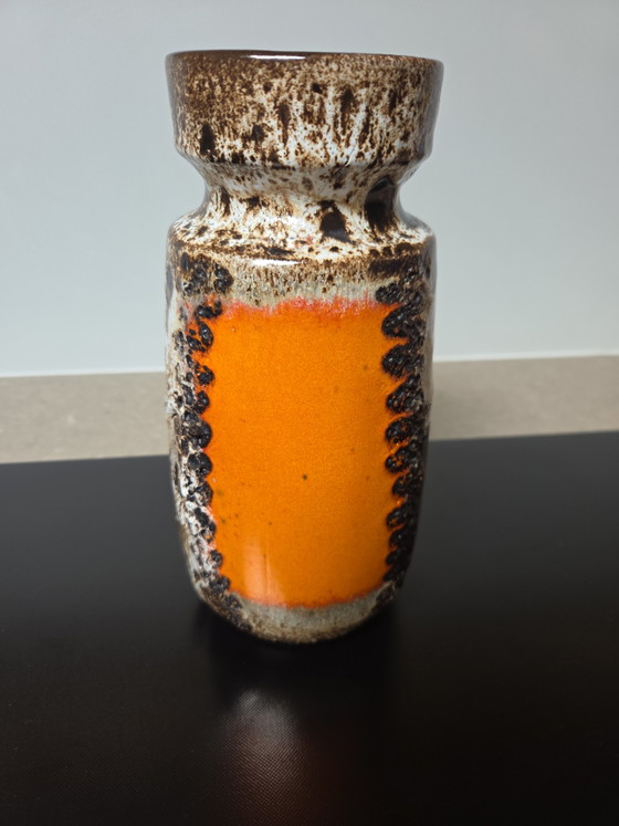 Vase Allemagne de l'Ouest Scheurich 242-22 – Scheurich W-Germany, Ceramic (photo 5 of 5)