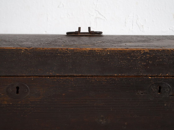 Antique chest with dark patina (c.1920) #10 – Chest of drawers, Rustic (photo 37 of 40)