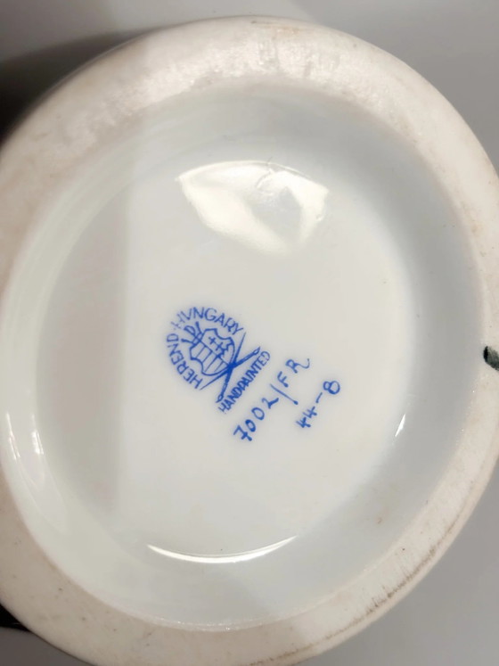 Herend Market Garden Porcelain Vase, 1980s (photo 9 of 9)