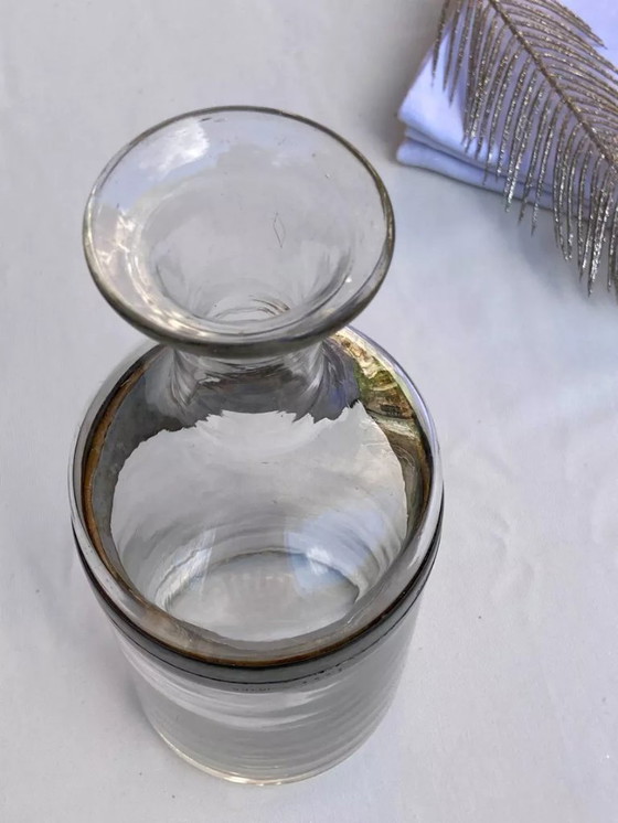 Image 1 of Caraffa con tappo a vite in vetro e latta