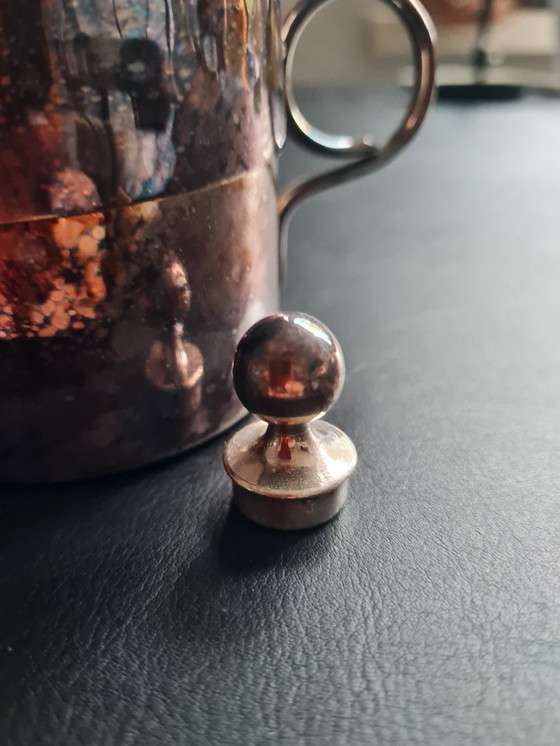 Image 1 of Silver-plated Art Deco pitcher WMF, Germany, 1930s vintage