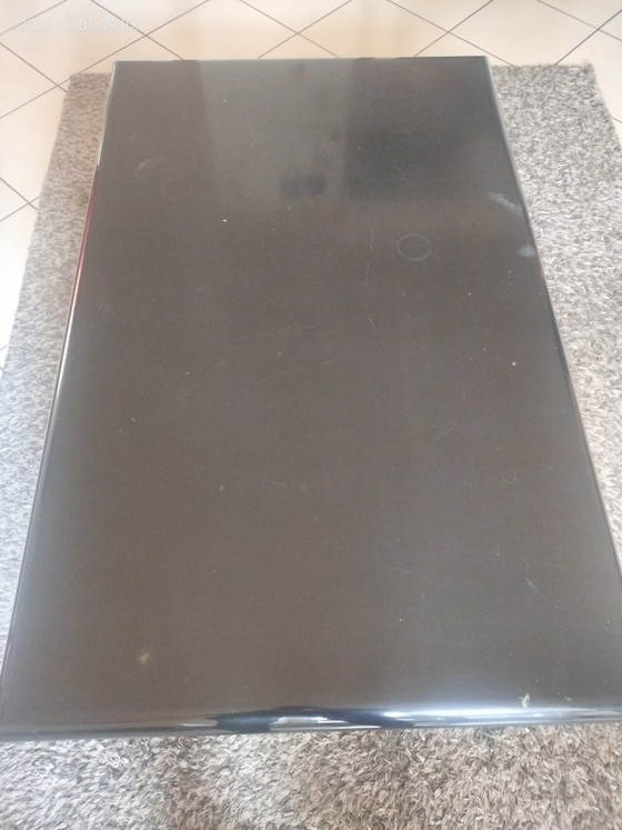 Image 1 of J-C Mahé black lacquered coffee table