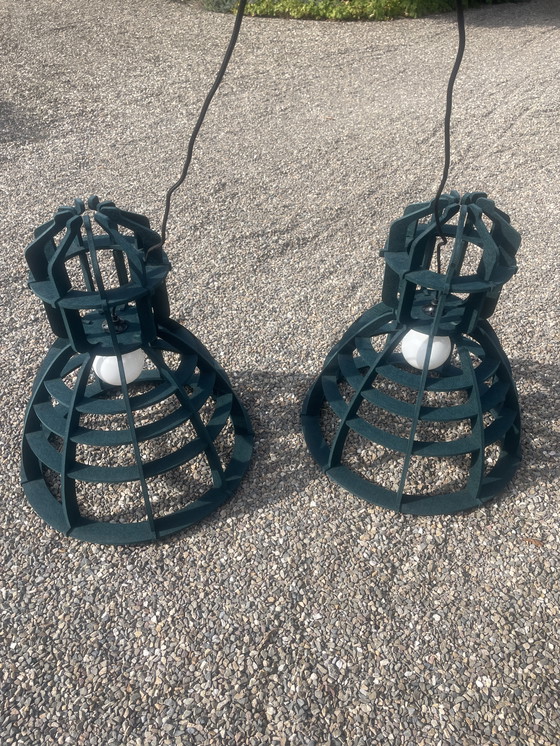 Image 1 of 2x Lampada a sospensione No. 19 XL Pet Felt di Het Lichtlab