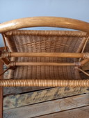 Bellissimo portariviste vintage in rattan