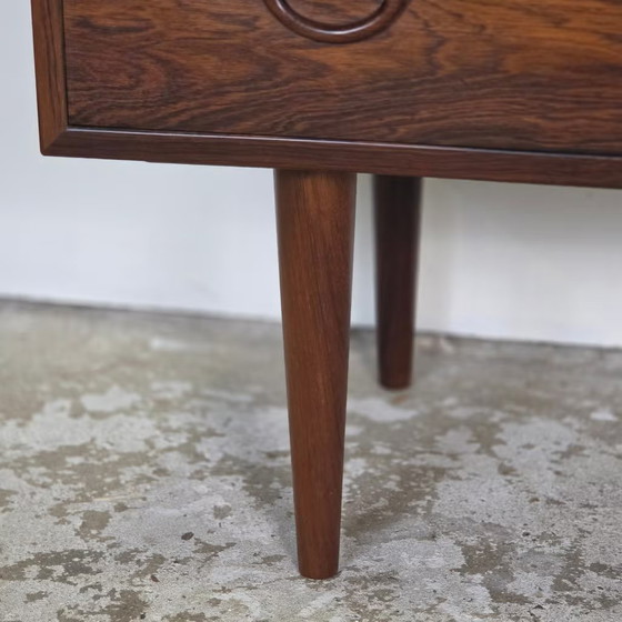 Kai Kristiansen vintage 60s Danish Rosewood Chest of drawers, FM Møbler, Brown (photo 9 of 20)