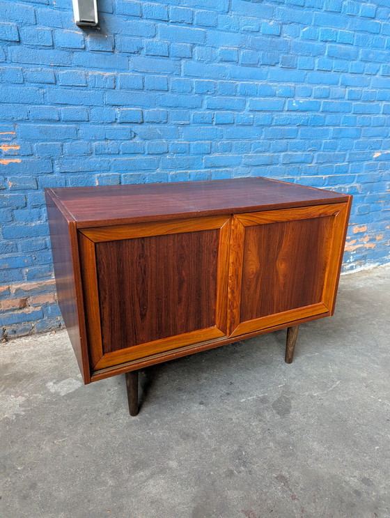 Image 1 of Vintage teak sideboard/ LP kast, Faarup Mobelfabrik- Denmark