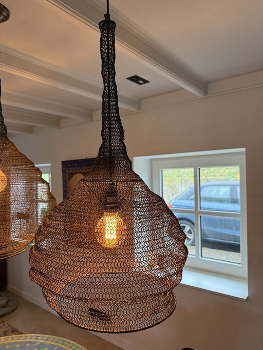 Set of 5 pendant lamps