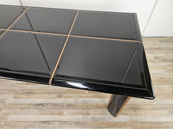 Pierre Cardin Extendable Dining Table in Black Lacquered Wood, 1970 (photo 3 of 22)