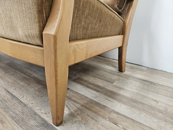 Image 1 of Divano a due posti anni &#39;70 in faggio