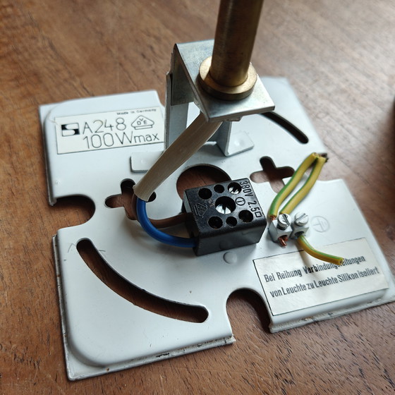 Image 1 of Set of 6 Large Staff Leuchten Chrome Wall Lamps – Space Age Design, Germany 1970s