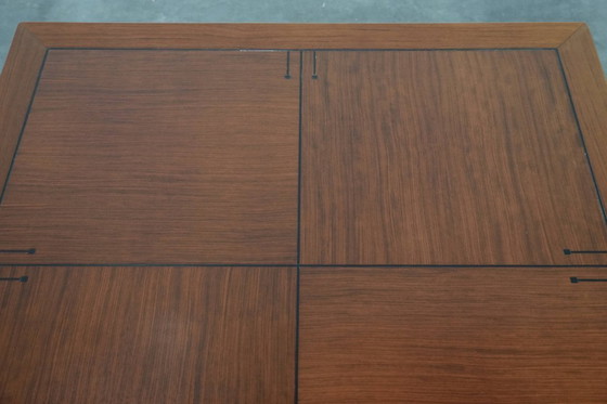 Image 1 of Grande table basse carrée de style Art déco, signée Schuitema et issue de la série Decoforma.