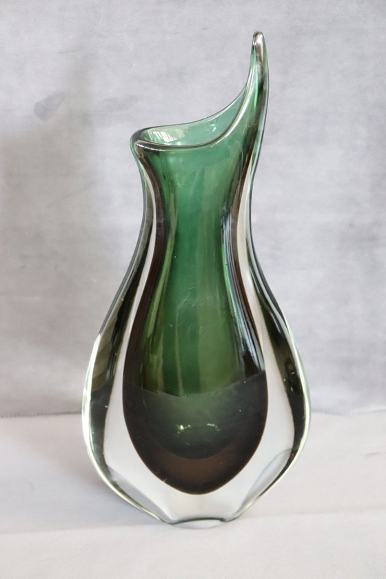 Image 1 of Große Vase aus Murano-Kunstglas, Italien, 1960er Jahre