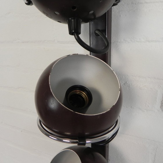 Image 1 of Lámpara de pared Gepo con 3 bombillas, década de 1960.
