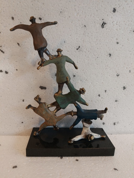 Hans Kuyper - Sculptuur “The Sky Is The Limit“ – beeldhouwkunst, Bronze
