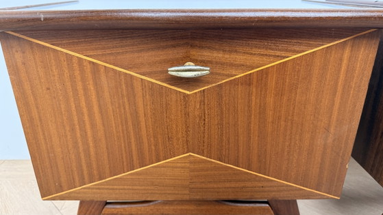 2x tables de nuit vintage Louis Van Teefelen – Louis van Teeffelen, Wood (photo 10 of 11)