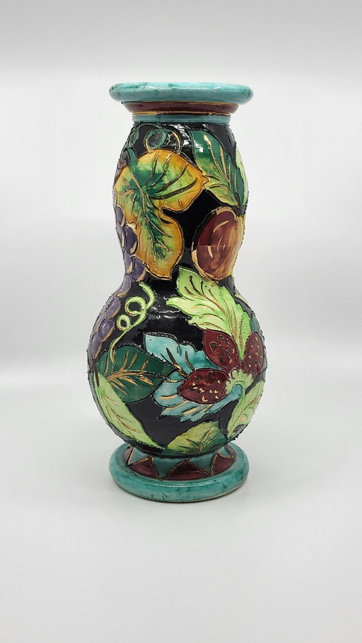 Vase Vallauris aus Keramik Francais French Riviera 1970