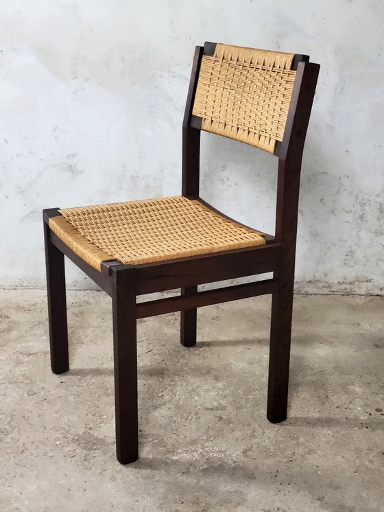 Image 1 of Vintage Wenge dining set by Arnold Merckx for Fristho