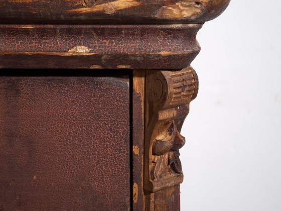 Antique chest of drawers with dark patina (c.1920) #74 (photo 39 of 40)