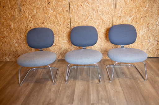 3x Artifort vega lounge stoel